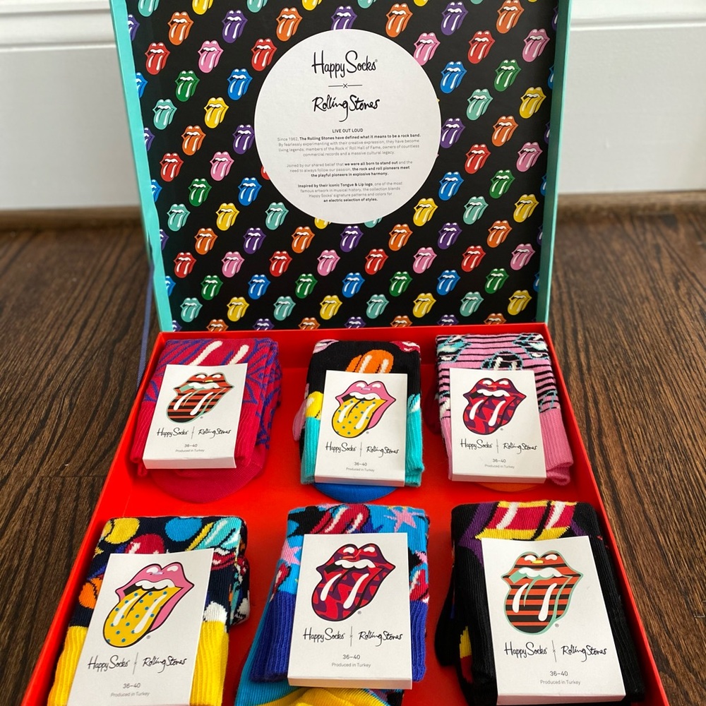 Happy Socks Rolling Stones. BRAND NEW